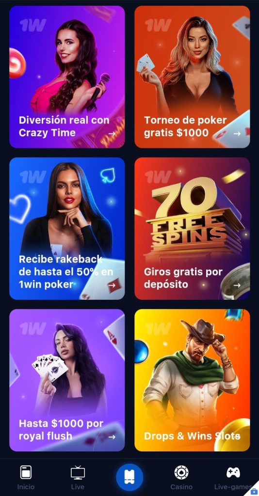 Cuotas y mercados de apuestas deportivas en 1Win